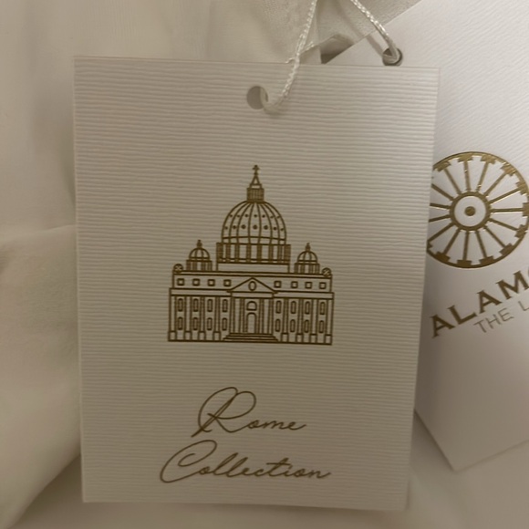 Brand new white halter gown with tie in back . Zipper in back with - Picture 7 of 15